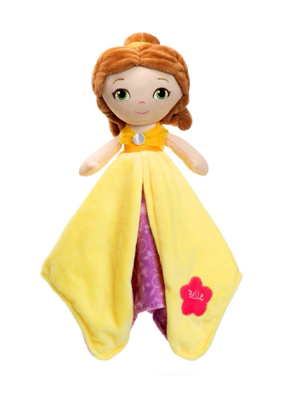 Disney Baby Princess Belle Yellow Pink Security Blanket